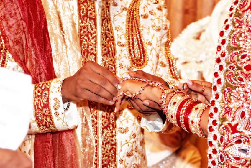Ceremony Indian wedding rings