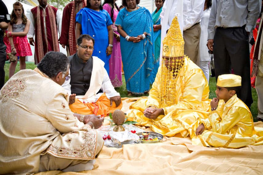 Traditional Indian groom wedding attire