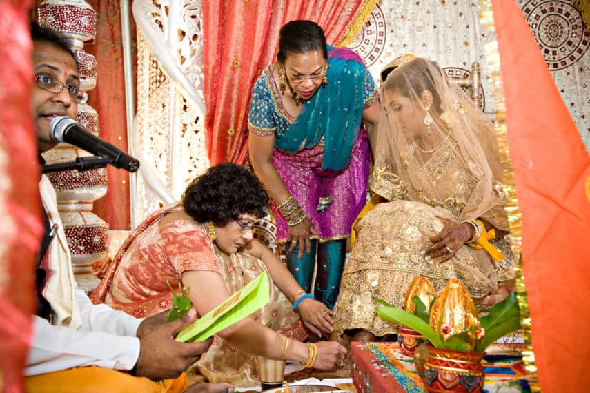 Bridal make-up for Indian weddings