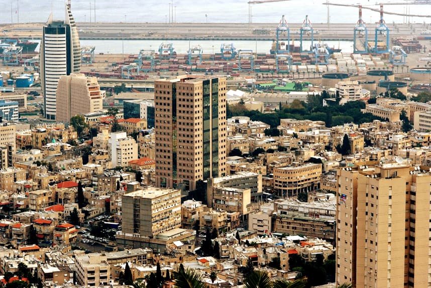Haifa-Israel-cost-line