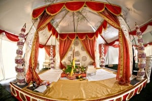 Hindu ceremony wedding tents